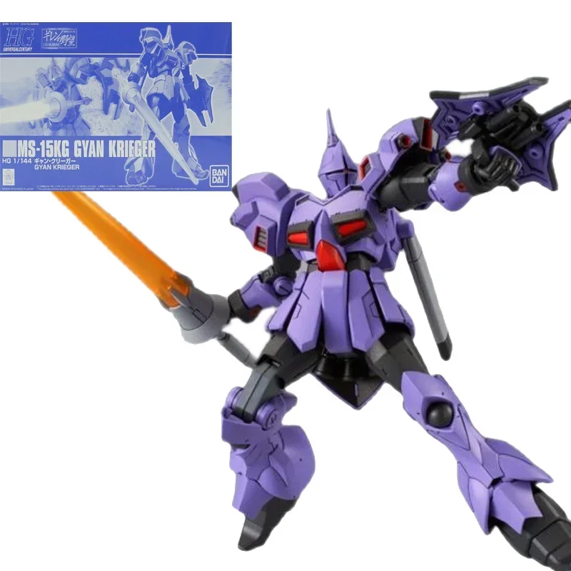 

Original Genuine Gundam Model Anime Figure PB HG 1/144 MS-15KG Gyan Krieger Gunpla Model Action Toy Figure Toys For Children