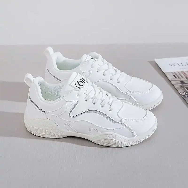 

Ecoleather Rap Breathable Sneakers Women Tennis Vulcanized Shoes Trainer Ladies Sports Chassure Topanky Famous Brand Vip