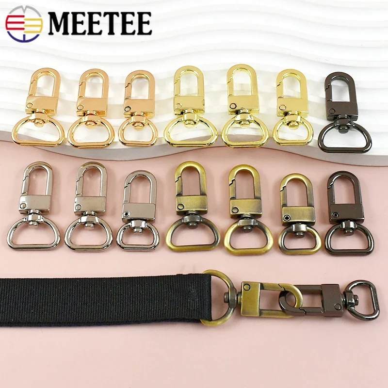 

5-30Pc 13/16/19mm Metal Buckles Swivel Lobster Clasp Bag Strap Carabiner Clips Collar Keychain Connect Snap Hook DIY Accessories