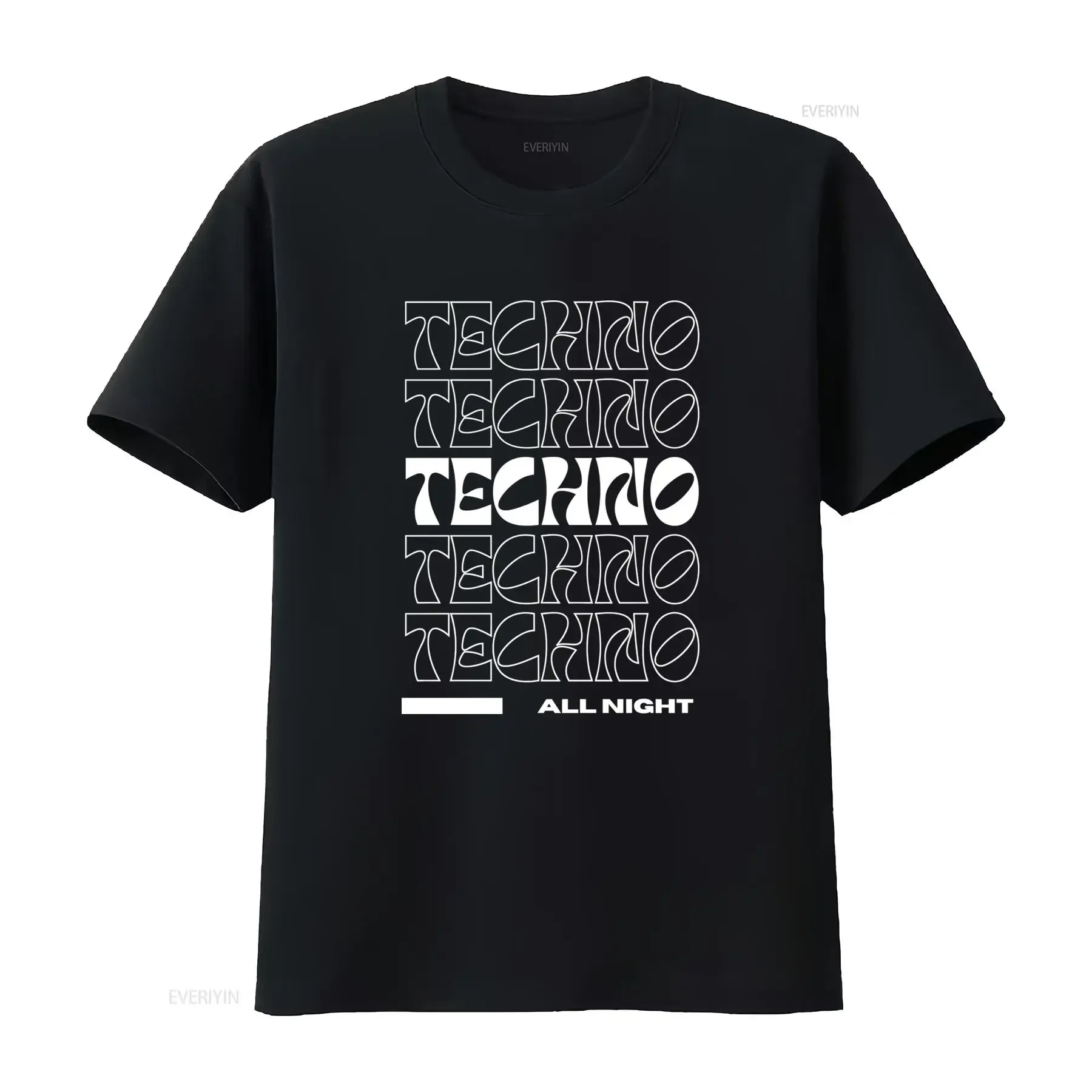 T shirt Techno Tenue Rave S Cadeau Dj Festival Edm Merch Pour Lui Edc Homme Col Rond Tissu Légèrement Extensible Coupe vintage