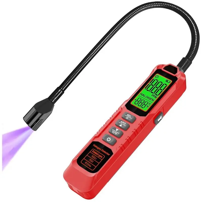 A25F-GL77A For HVAC Systems Compatible Refrigerant Leak Detector, High Sensitivity Freon Sniffer Halogen Detection