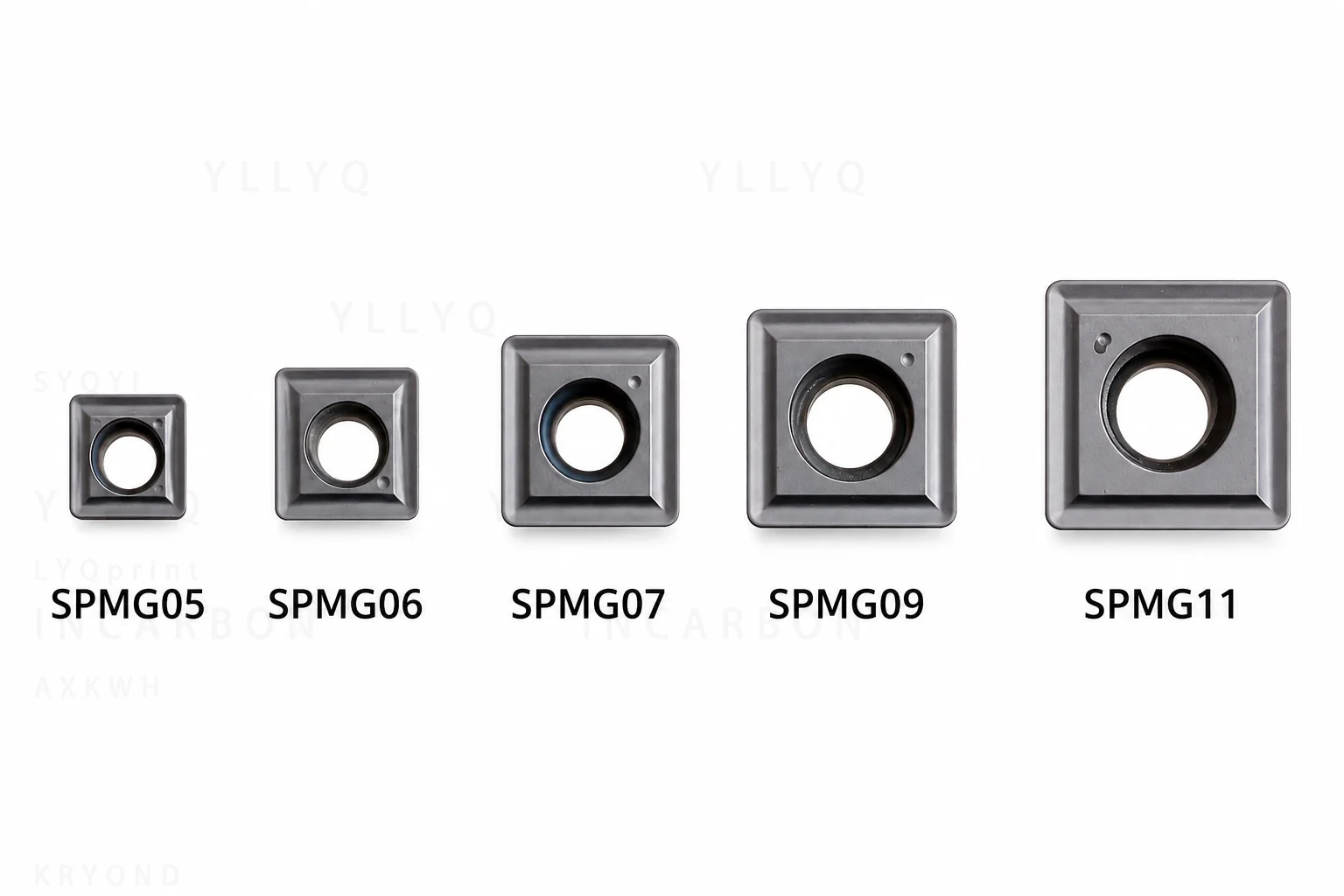 10PCS DESKAR SPMG050204 SPMG06 SPMG07 SPMG09 SPMG110408 LF6018 CNC U Drill Carbide Inserts Lathe Cutter For Stainless Steel
