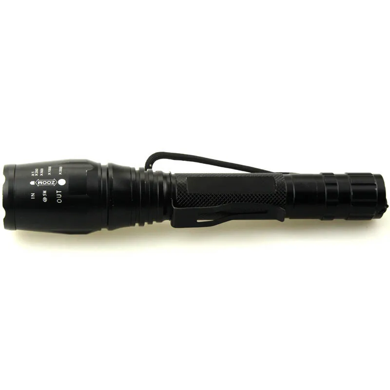 LED T6 LED flashlight 2000 lumen adjustable Portable Led torch Zoomable for 18650 rechargeable battery camping bike outdoor