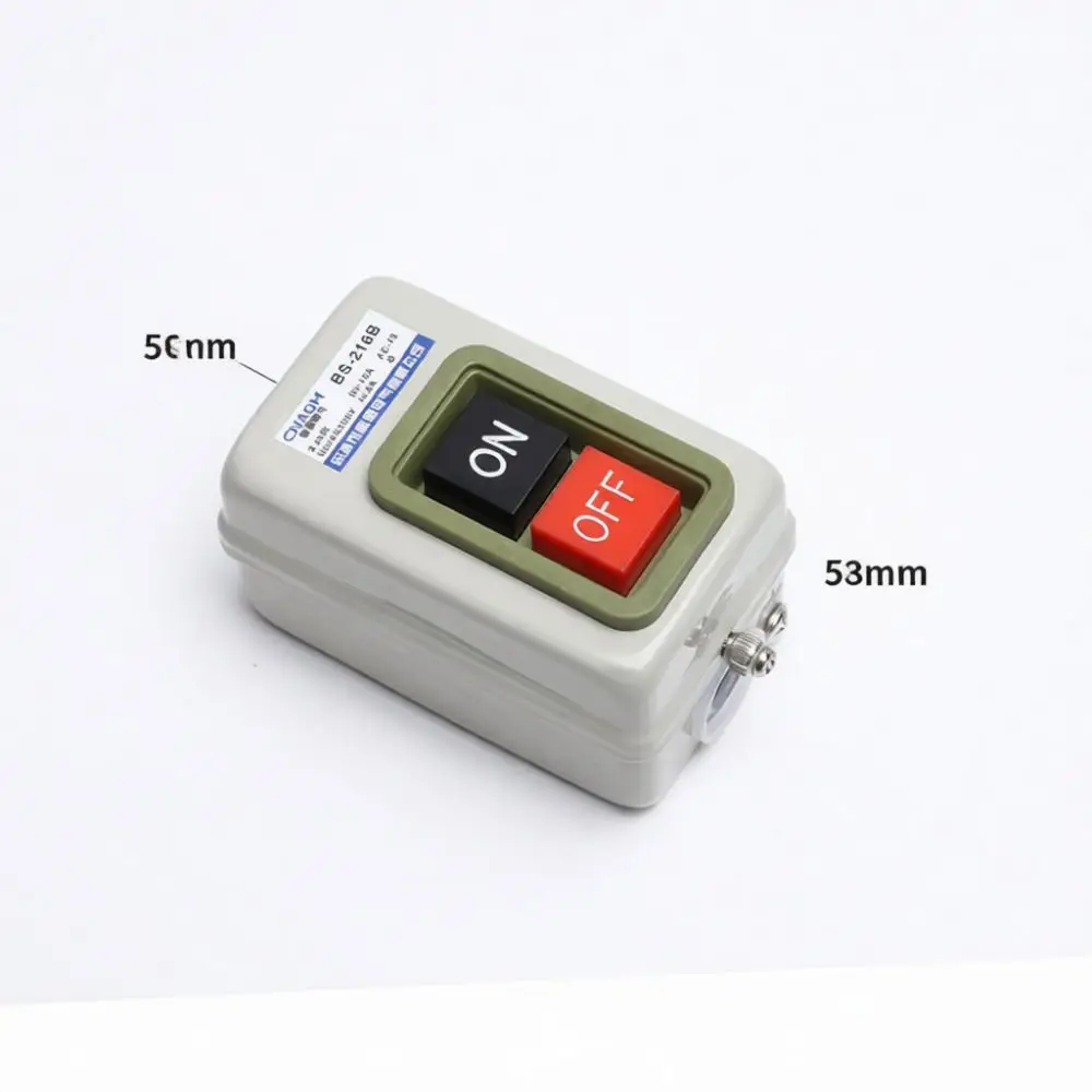 Electrical Control Push Button Switch BS230B BS216B BS211B Motor Starter Device For Industrial Machinery Automation Hardware