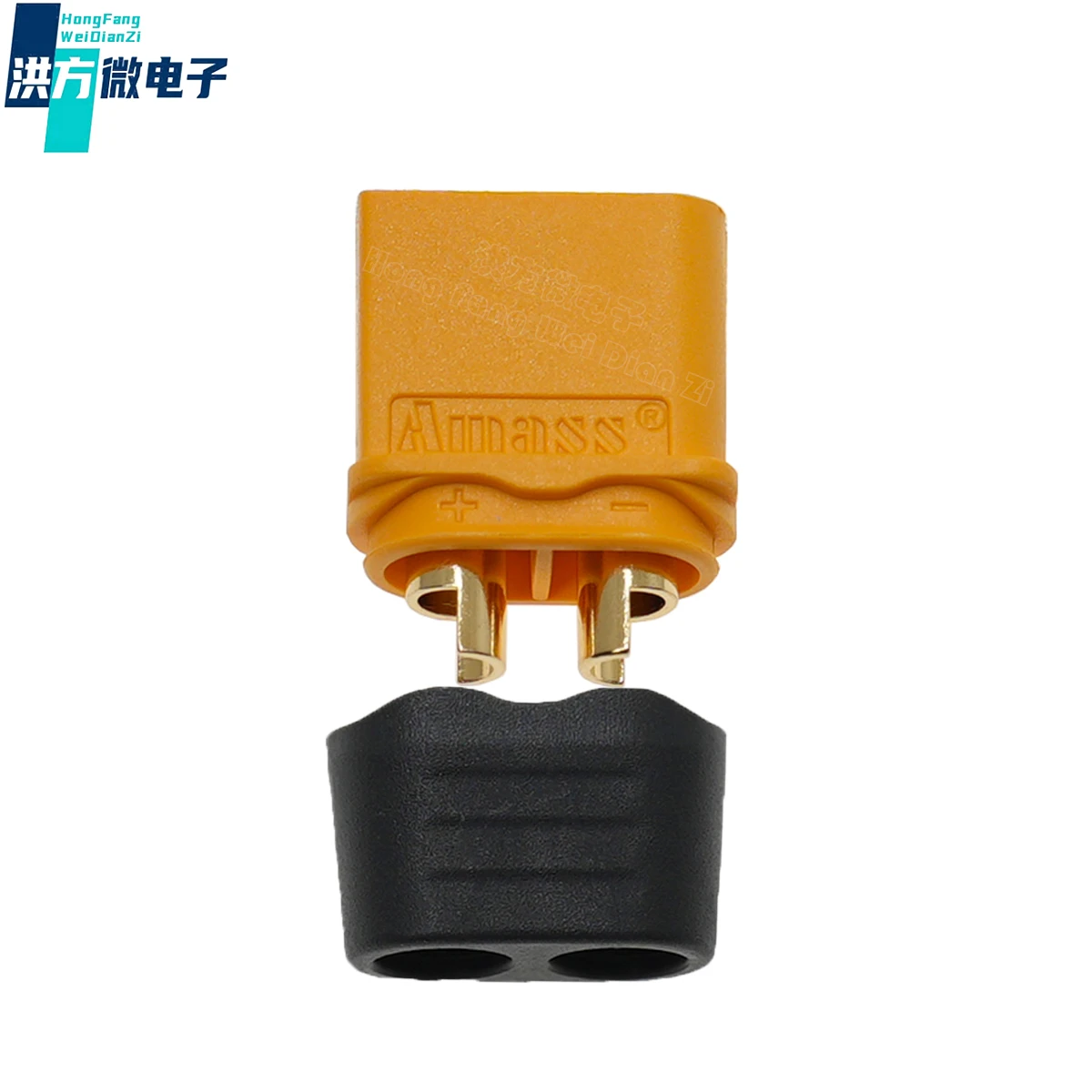 5PCS original, XT60H,Aeromodelling aviation plug, lithium battery/controller, yellow,male and female connectors. XT60H-F;XT60H-M