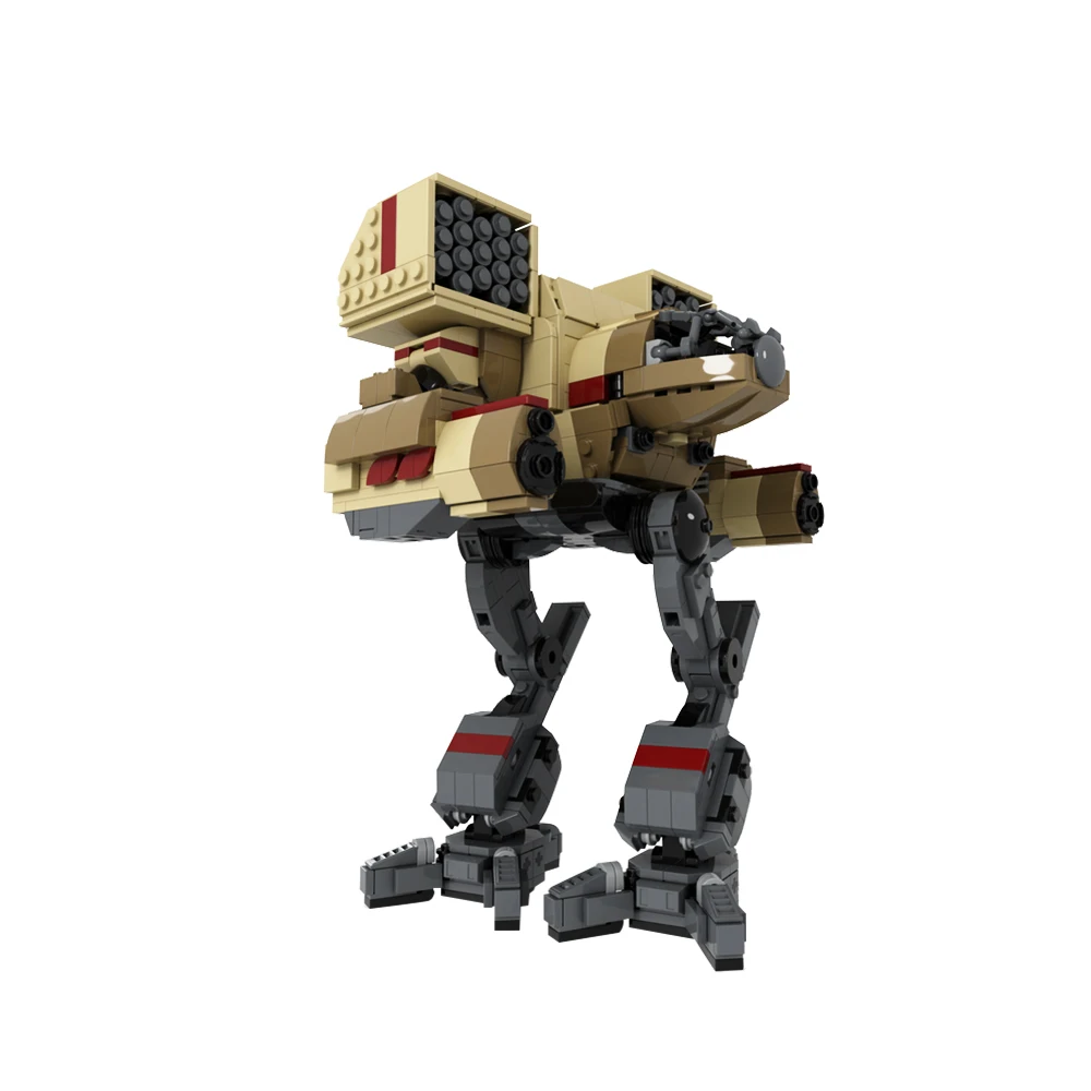 Bloques de construcción Moc Mad Cat OmniMech para niños y adultos, juego de modelos de madera militar del Clan, Lobo, regalo de ladrillos, BattleTech