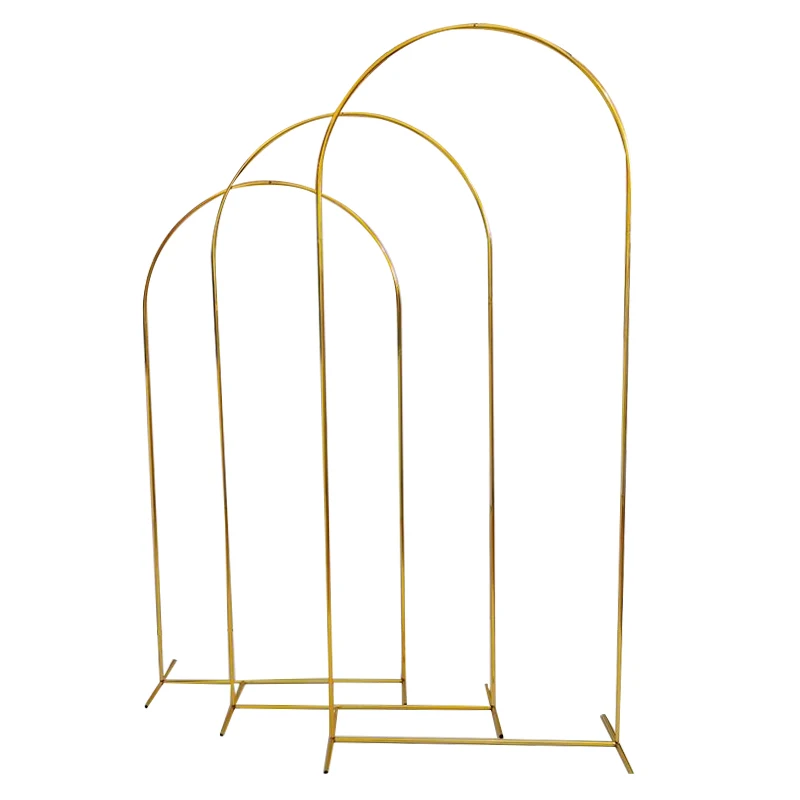 

Gold Wedding Arch Frame Stand Backdrop Backdrops For Wedding Events For Sale