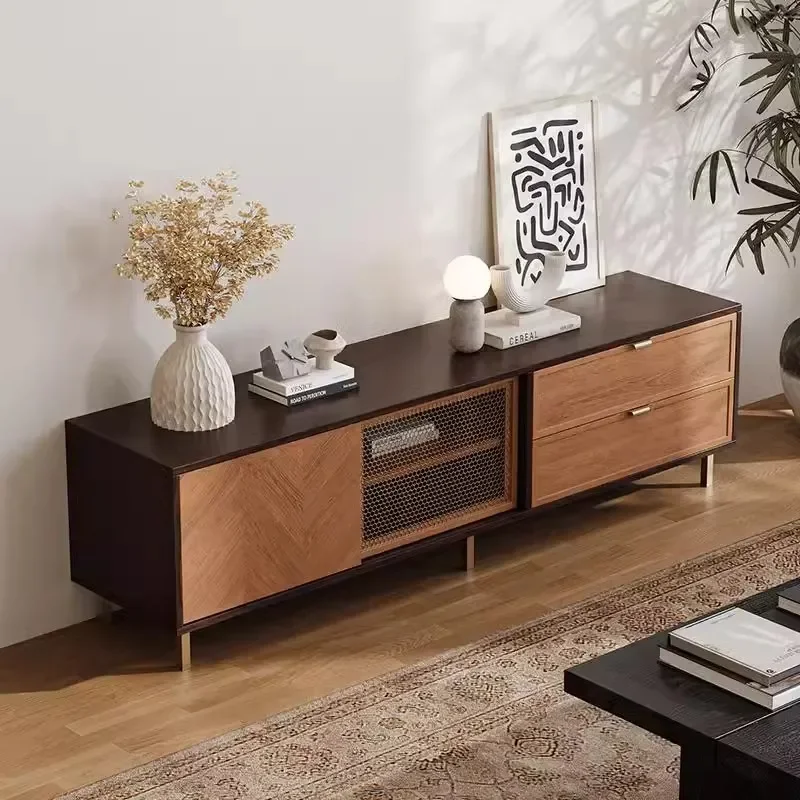 Stable Modern Spacious Minimalist Low Tv Cabinet White Sleek Creative Rustic Luxury Tv Cabinet Meuble Sejour Home Furniture