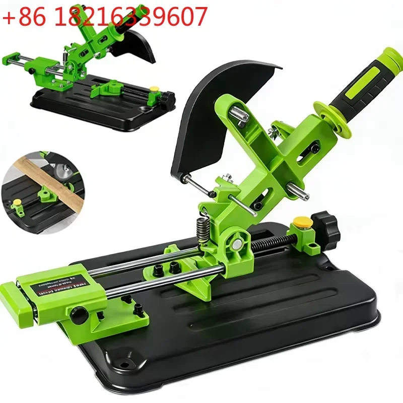 TAOAdjustable Universal Angle Grinder Stand Bracket Convert Grinder to Bench Cut-Off Saw Mini Table Saw for Metal Wood DIY
