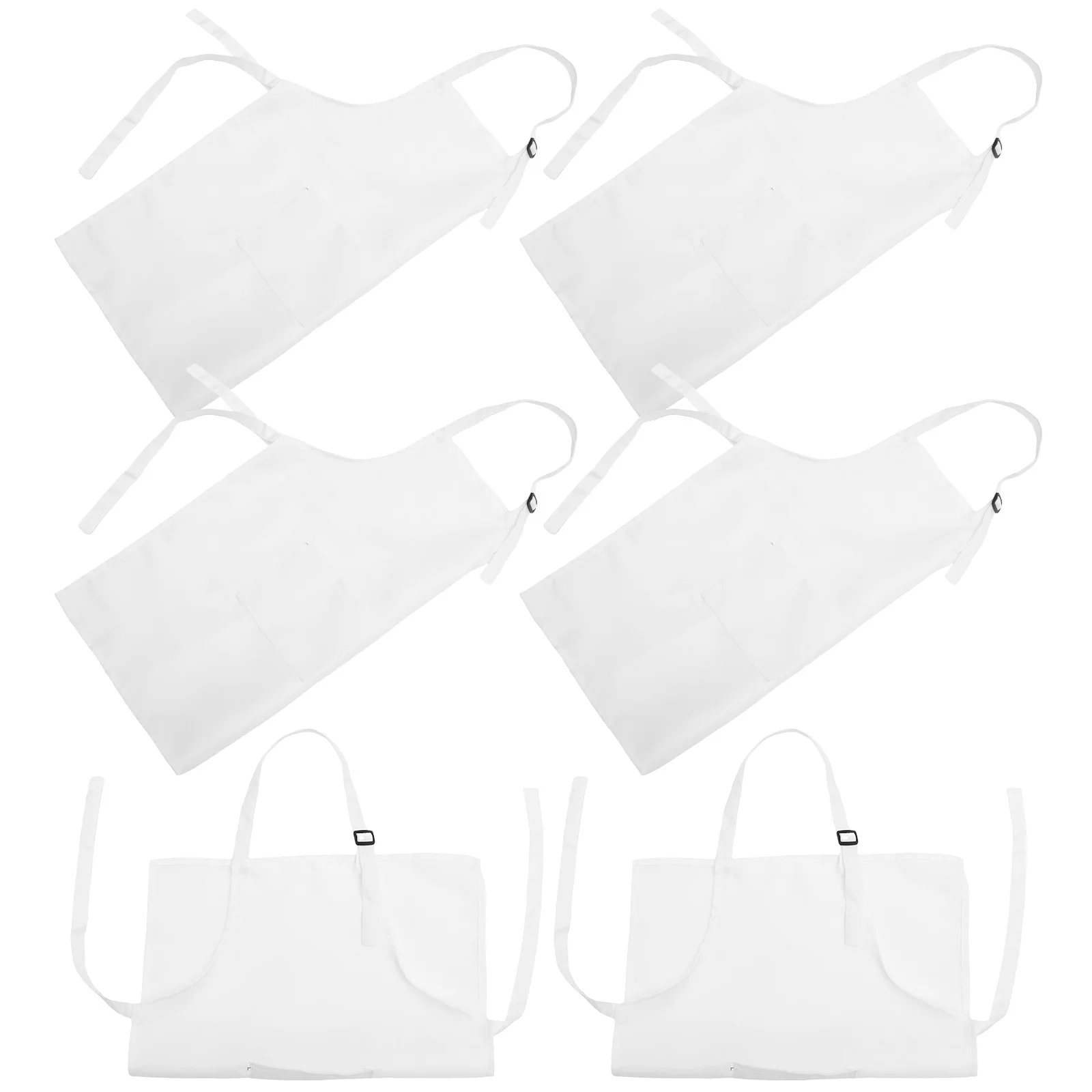 

6 шт. регулируемый детский фартук для рисования, полиэстеровый детский фартук для рисования для художественного ремесла, приготовления пищи, выпечки, можно стирать в машине