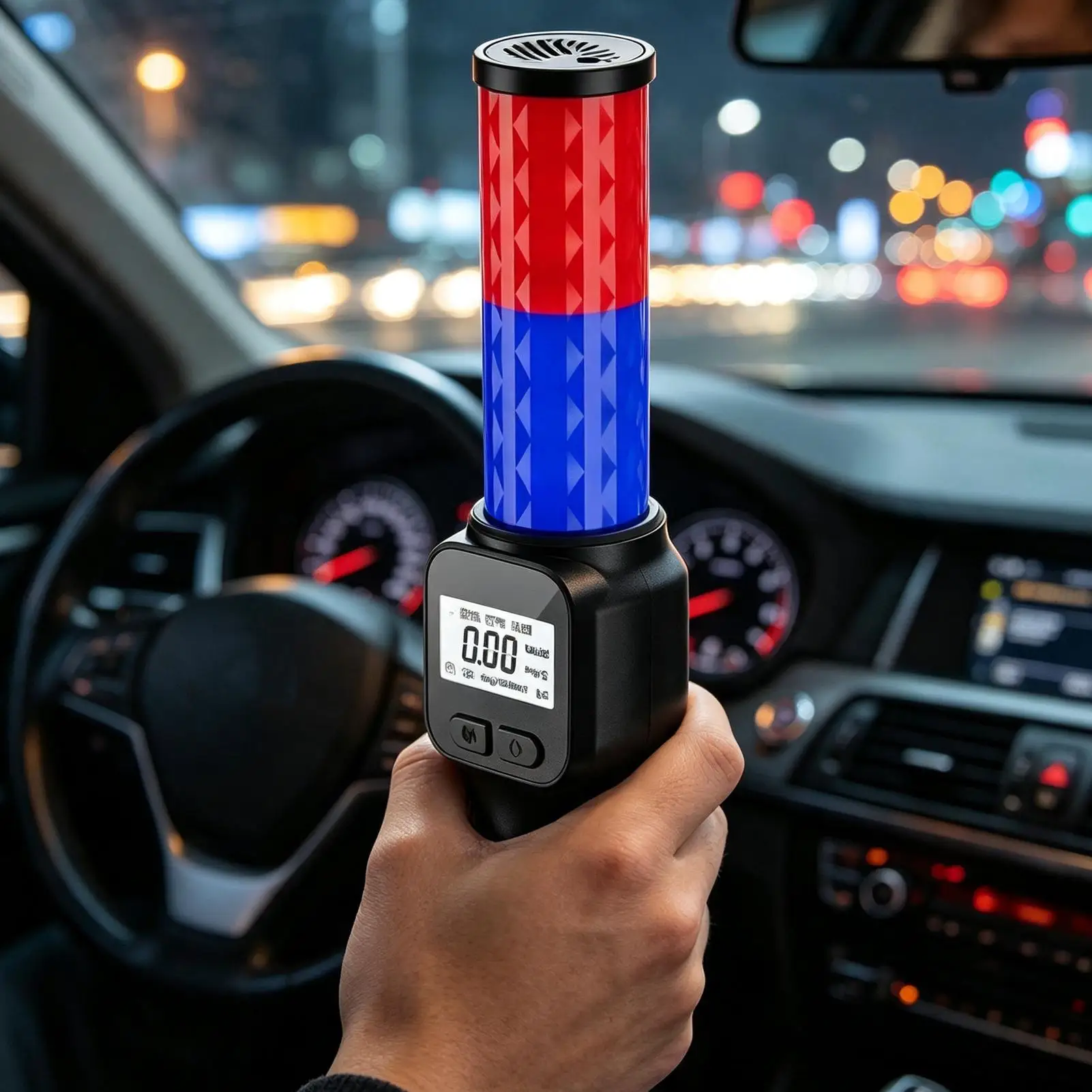 Alcohol Blower Breathalyzer Rechargeable Drinks Blower Meter Device Accurate Alcohol Breathalyzer For Commuting Home Outdoor