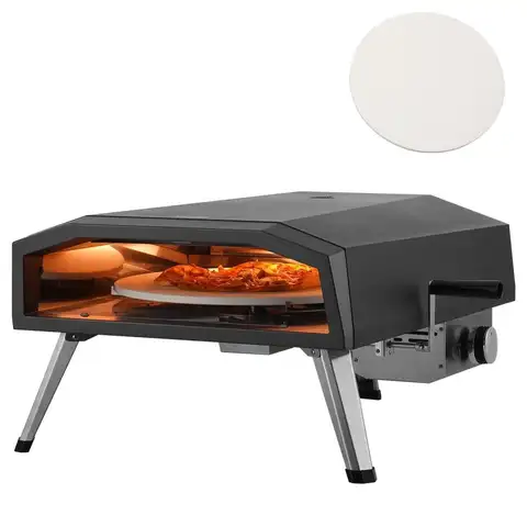 13 Inch Portable Gas Pizza Oven for Outdoor for camping Folding Design