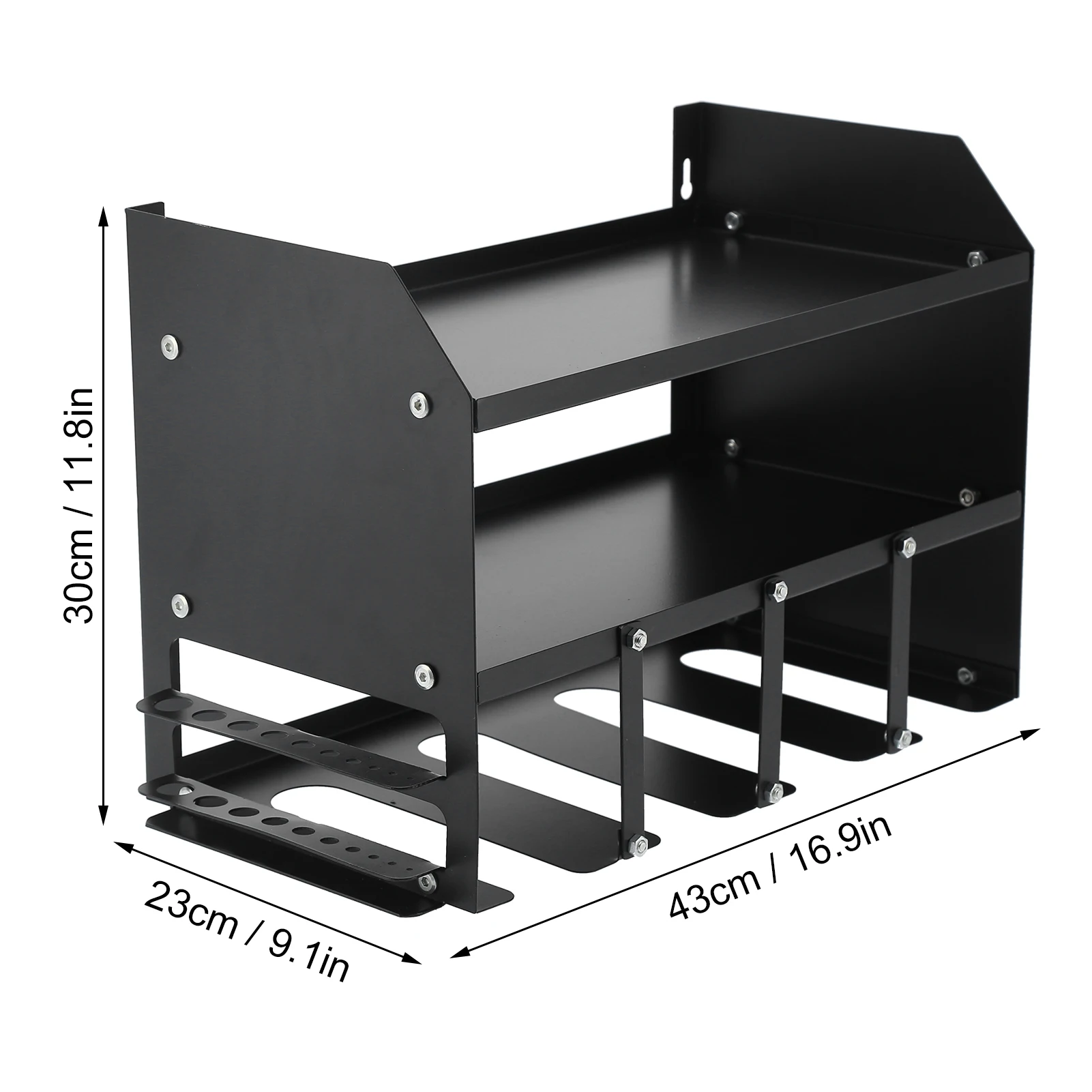 Uchwyt do przechowywania elektronarzędzi Naścienna stacja ładująca Organizer na wiertła do warsztatu