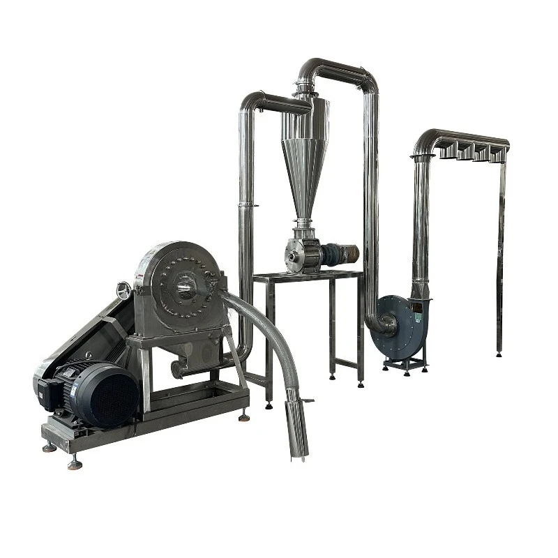 

Dust-free self-priming white sugar mill white sugar powder machine