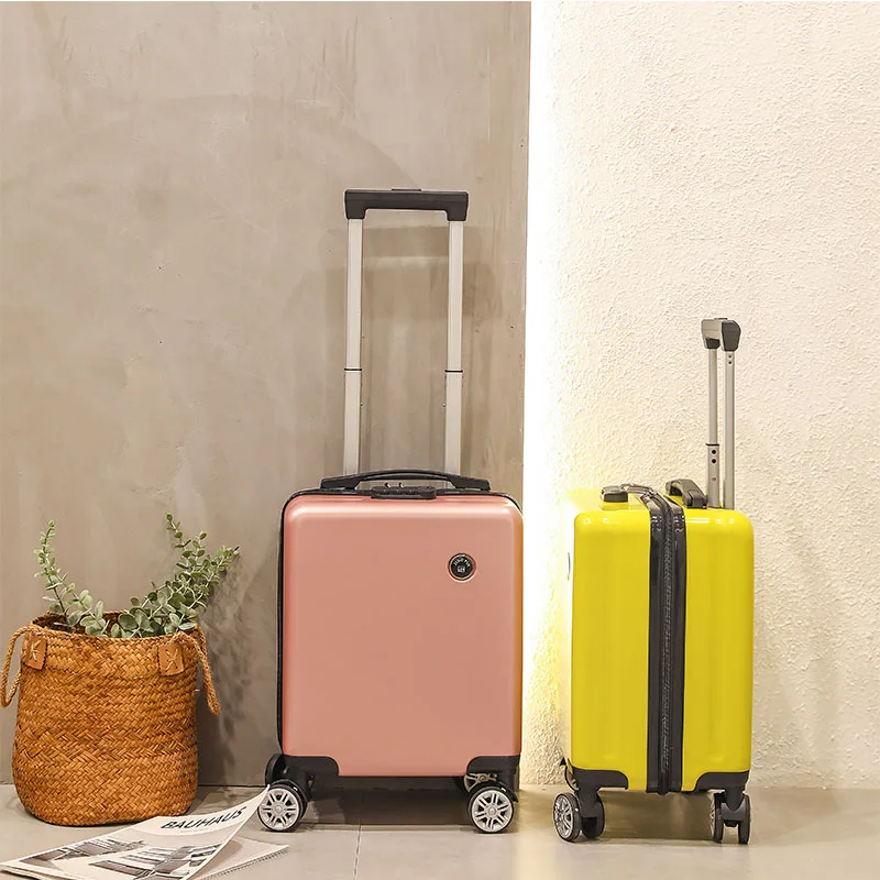 The new youth fashion version of the boarding box suitcase female can board the plane multi-size small lightweight rod box male