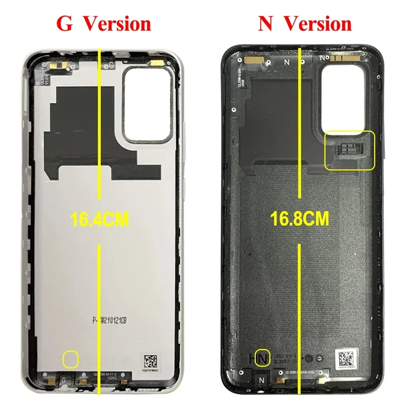 Back Plastic Cover For Samsung Galaxy A02s Battery Cover Rear Door Housing Case For SM-A025F/DS A025 Back Cover With Lens