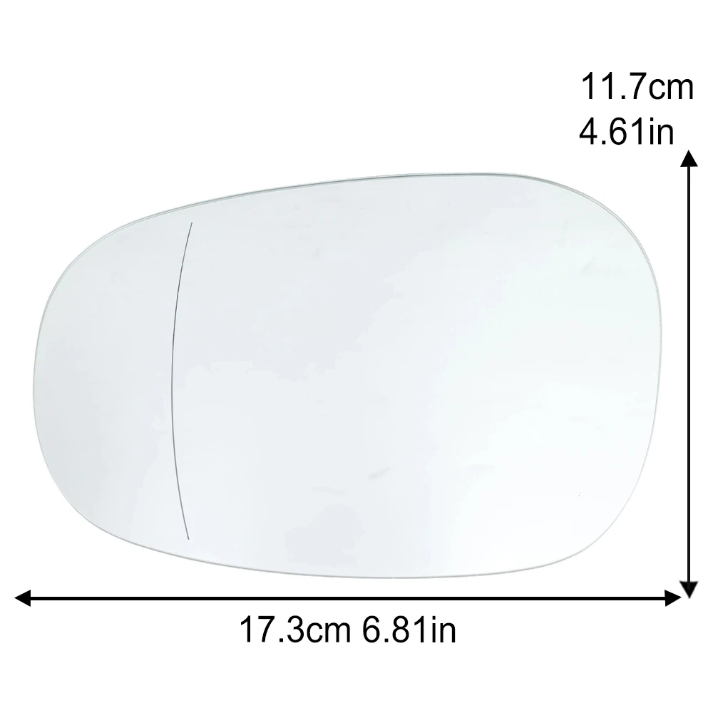 Side Mirror Glass Fit For BMW 1 Series E81 E82 E87 E88 Facelift 3 Series E90 E91 E92 E93 2009‑2013 Heated Lens Car Accessories