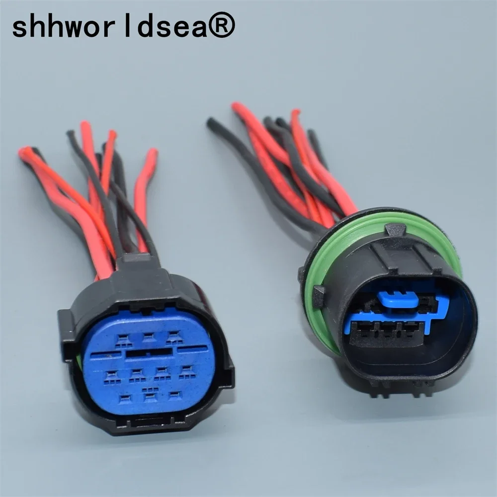 shhworldsea 10 Pin auto headlight plug Headlamps socket HP406-10021 wiring harness connector for Hyundai IX25 KIA K2345