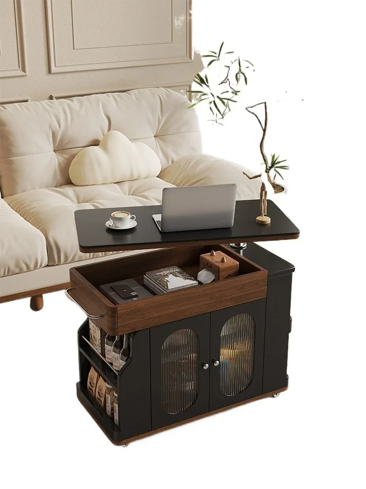 

Italian minimalist small apartment removable side table modern simple living room sofa side cabinet shelf