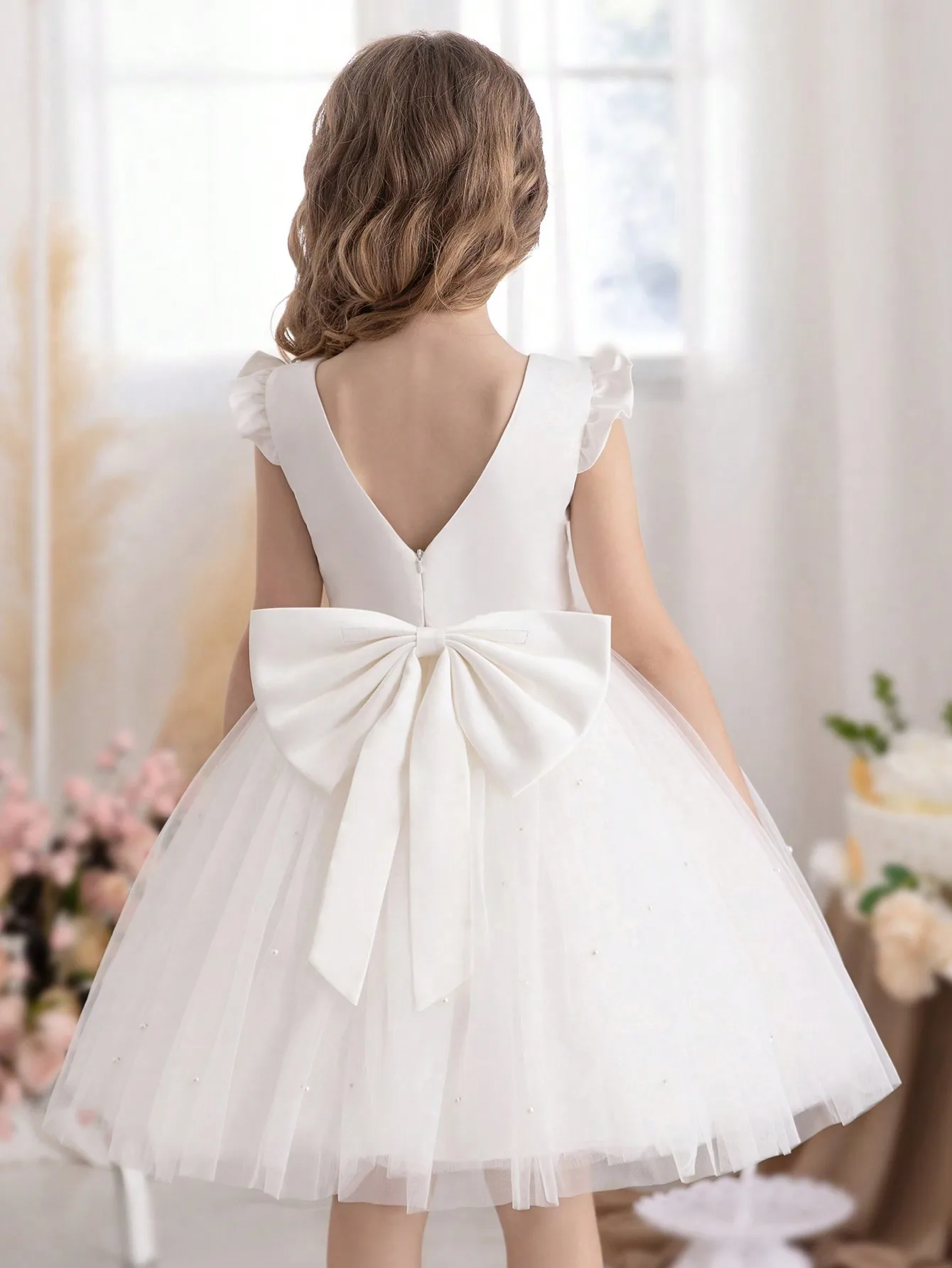 Girls' Birthday Party Puffy Tulle Princess Dress, Everyday Party Dress, Flower Girl Wedding Dress, Children's Important Holiday Piano Host Performance Outfit