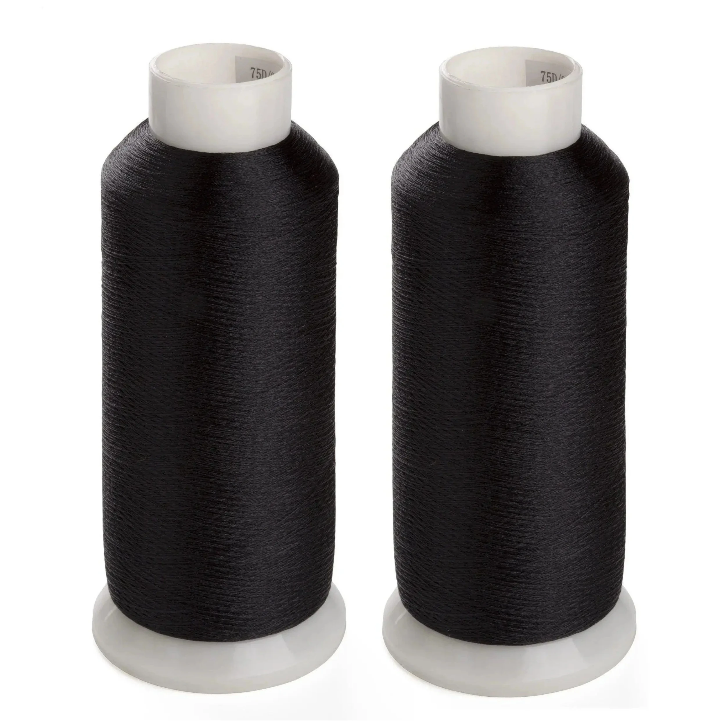 Simthread 2 Spools White & Black 5000M 60wt Bobbin Fill Thread