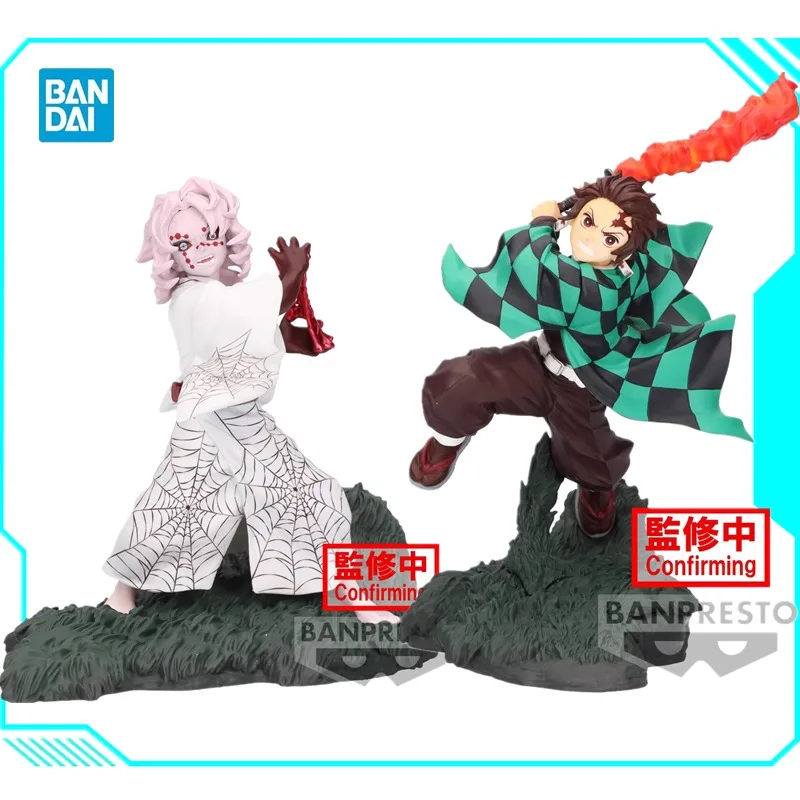 

Bandai оригинальная комбинированная экшн-фигурка, рассекающая демонов, камадо танджиро Vs Rui аниме, коллекционная игрушка