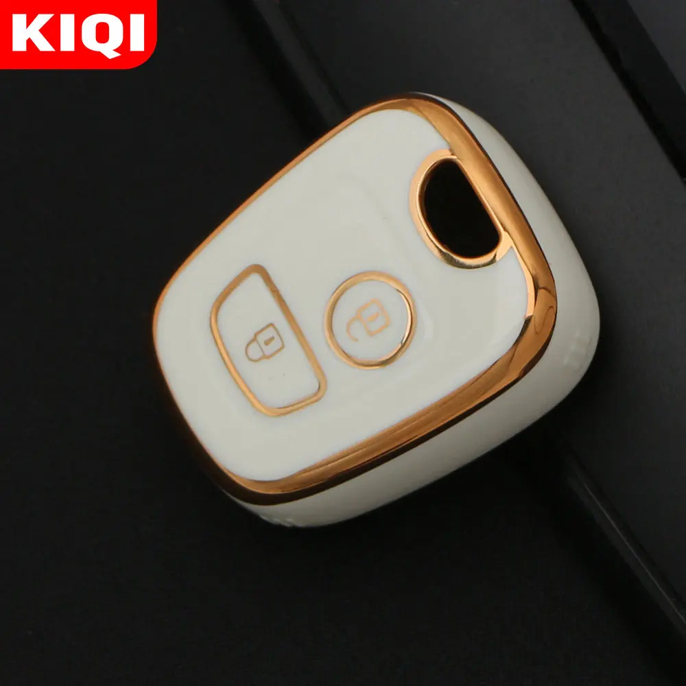 TPU Car 2Button Key Cover Case for Peugeot 106 107 206 207 307 for Citroen C1 C2 C3 C4 XSARA PICASSO for Toyota AYGO Protector