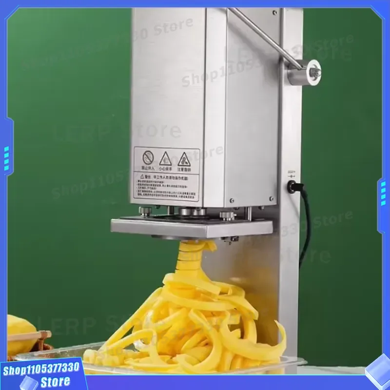 Electric Commercial French Fries Machine Vegetable Cutter Peeler Shredder Carrot Slicer 12 Slices Per Minute Heavy Duty