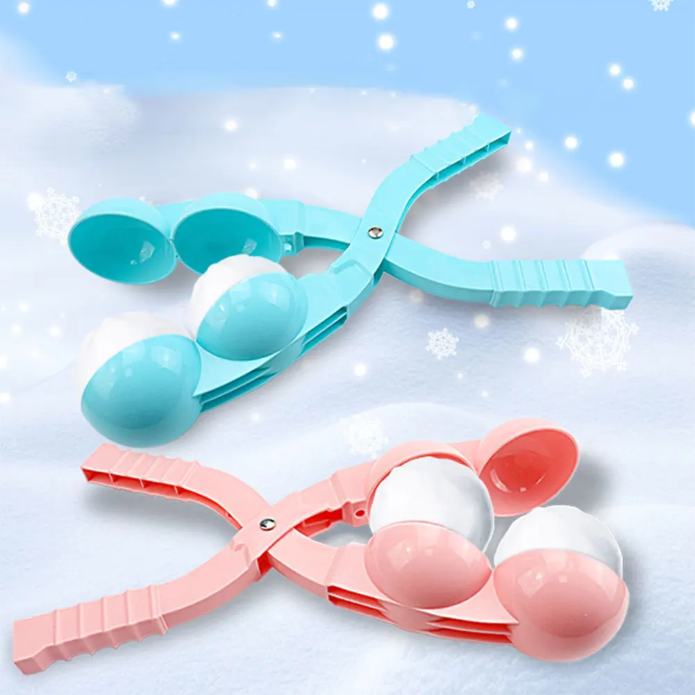 1/5pcs Cute Duck Shaped Snowball Maker Clip Outdoor Winter Snow Ball Mold Tool Summer Beach Sand Mold for Kids Fun Sports Toys