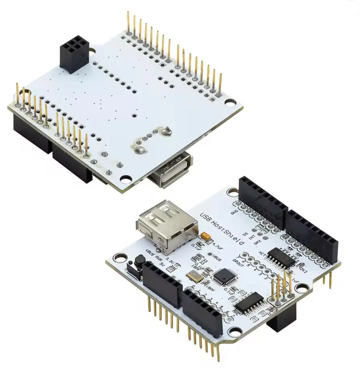 1PCS USB Host Shield 2.0 for Arduino UNO MEGA ADK Compatible for Android ADK DIY Electronic Module Board