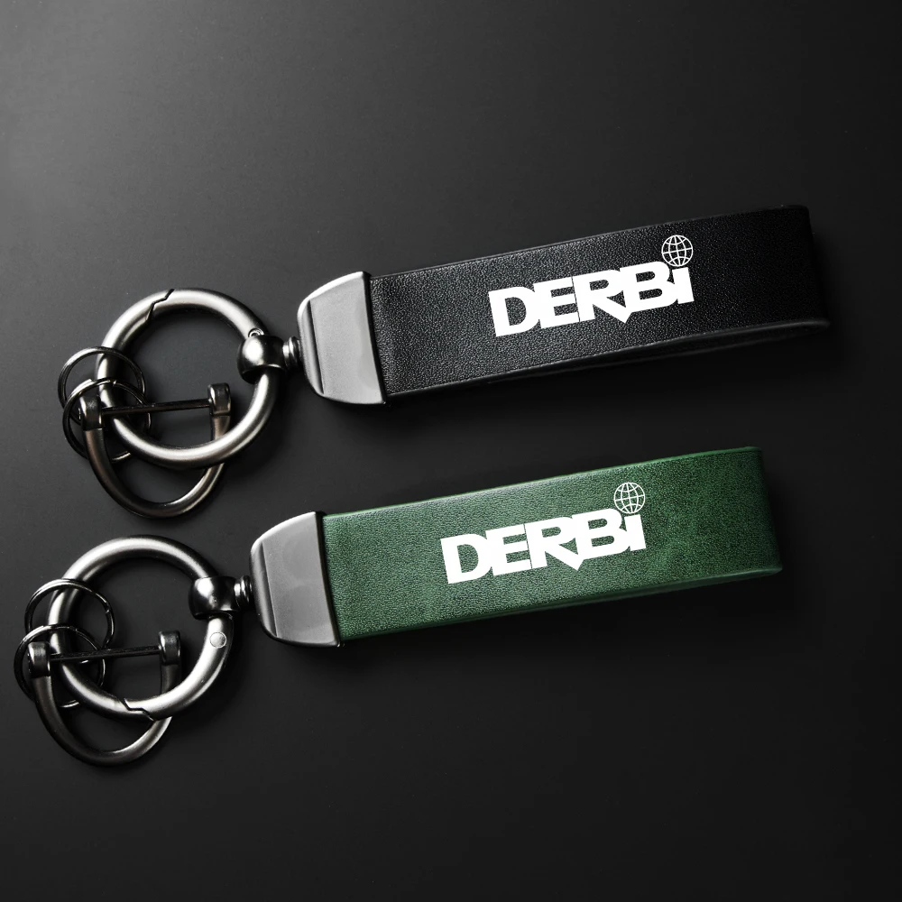 

New Classic Carbon Fiber Keychain Holder Keyring Moto Motorcycle Accessories For DERBI Logo EBE EBS D50B0 VARIANT SPORT R GPR