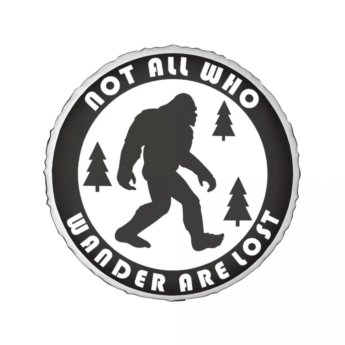 Not All Those Who Wander Are Lost Tire Cover 4WD 4x4 RV Bigfoot Spare Wheel Protector for Honda CRV 14