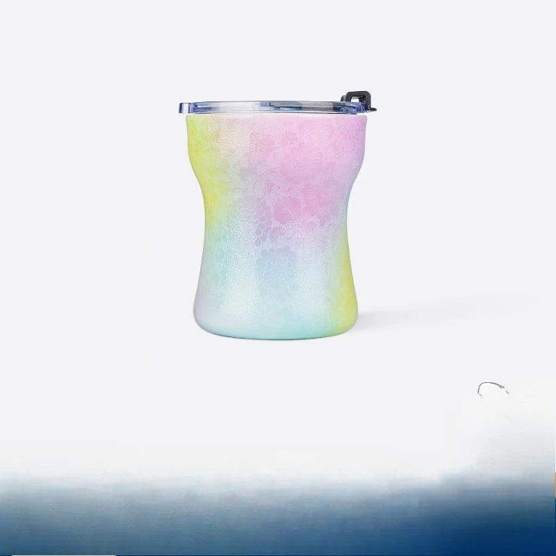 

High-end exquisite accompanying ceramic coffee cup, fashionable and portable women's water cup