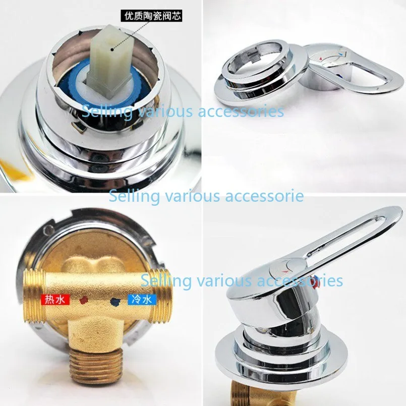 Two-way Three-way Four-way Five-way Gear Switch Shower Faucet Bathroom Cold & Hot Water Mixing Valve Faucet
