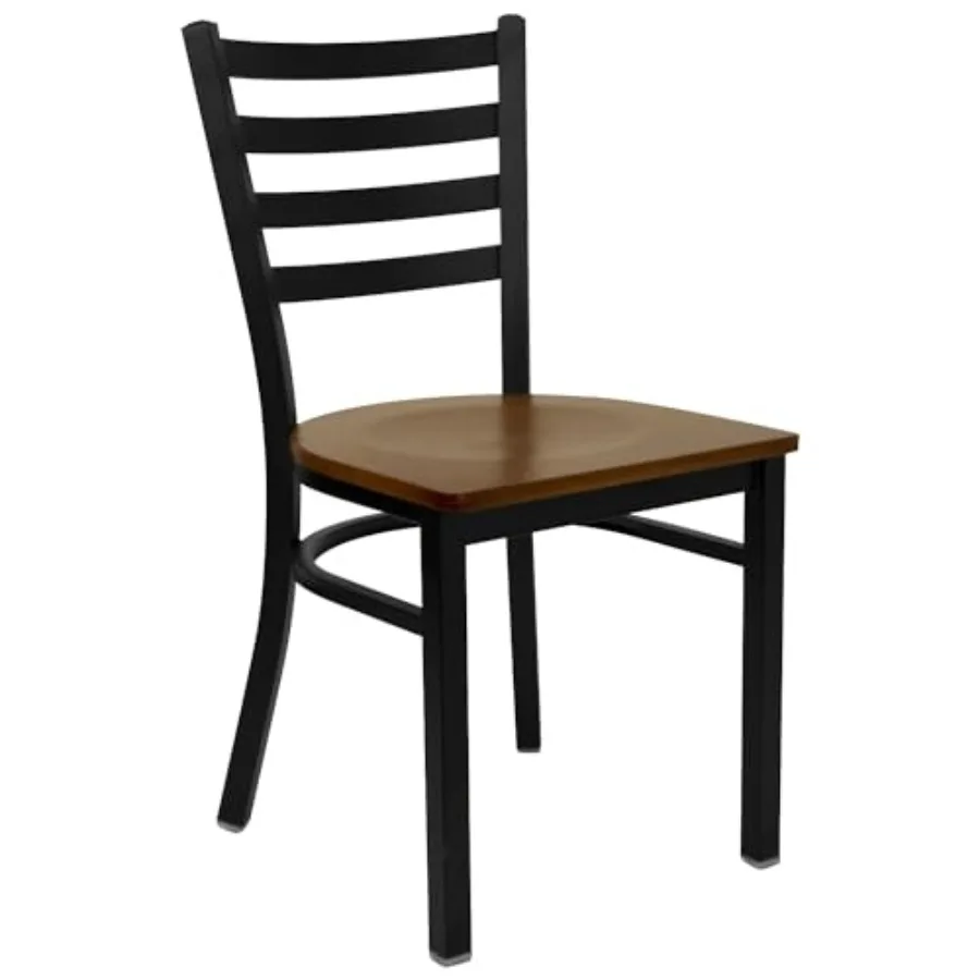 

HERCULES Series Ladder Back Metal Restaurant Chair - Seat