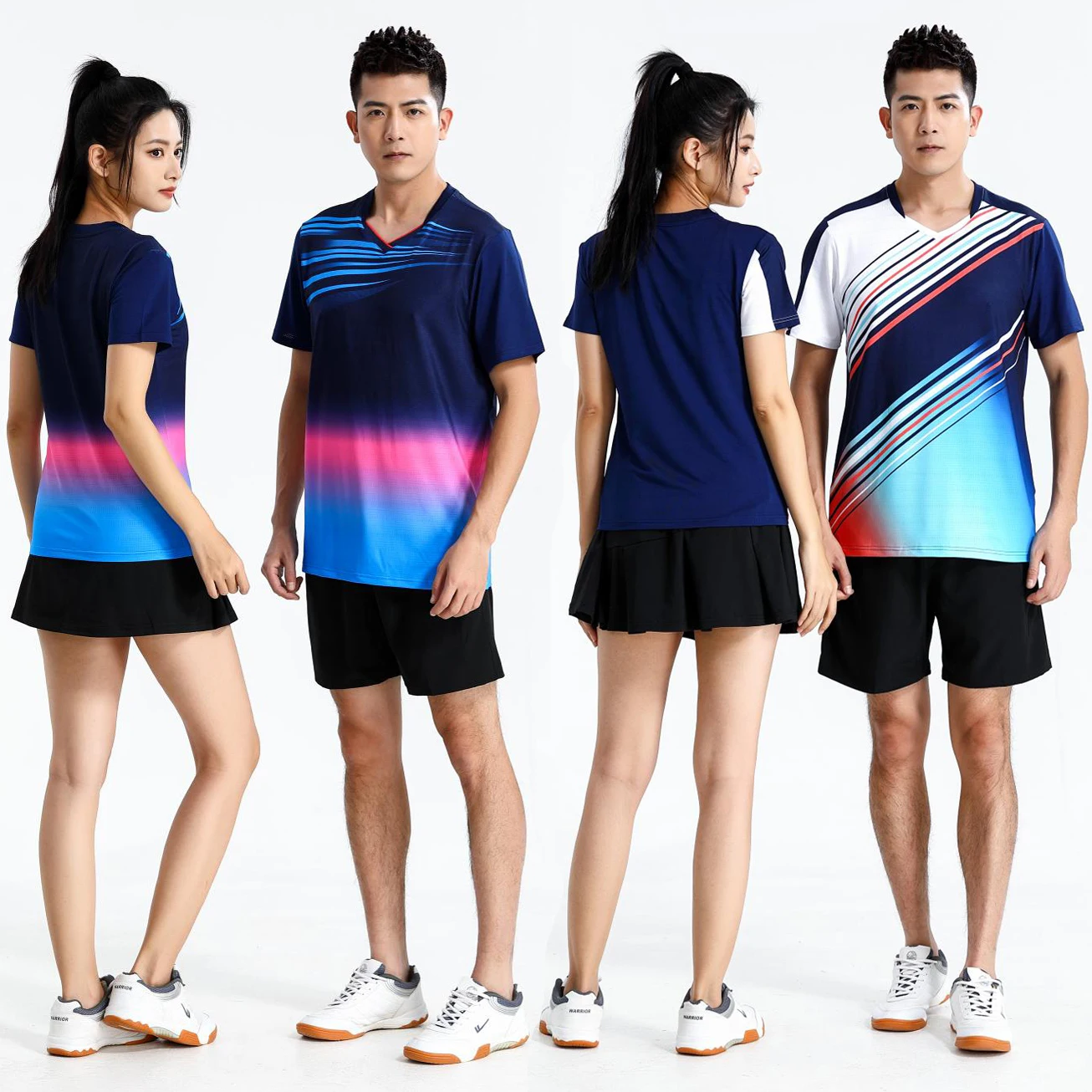 

Tennis T-Shirts Female Male Sportswear, Boys Girls Tennis Shirt Clothes Polyester Soccer Badminton Training Jerseys Uniforms