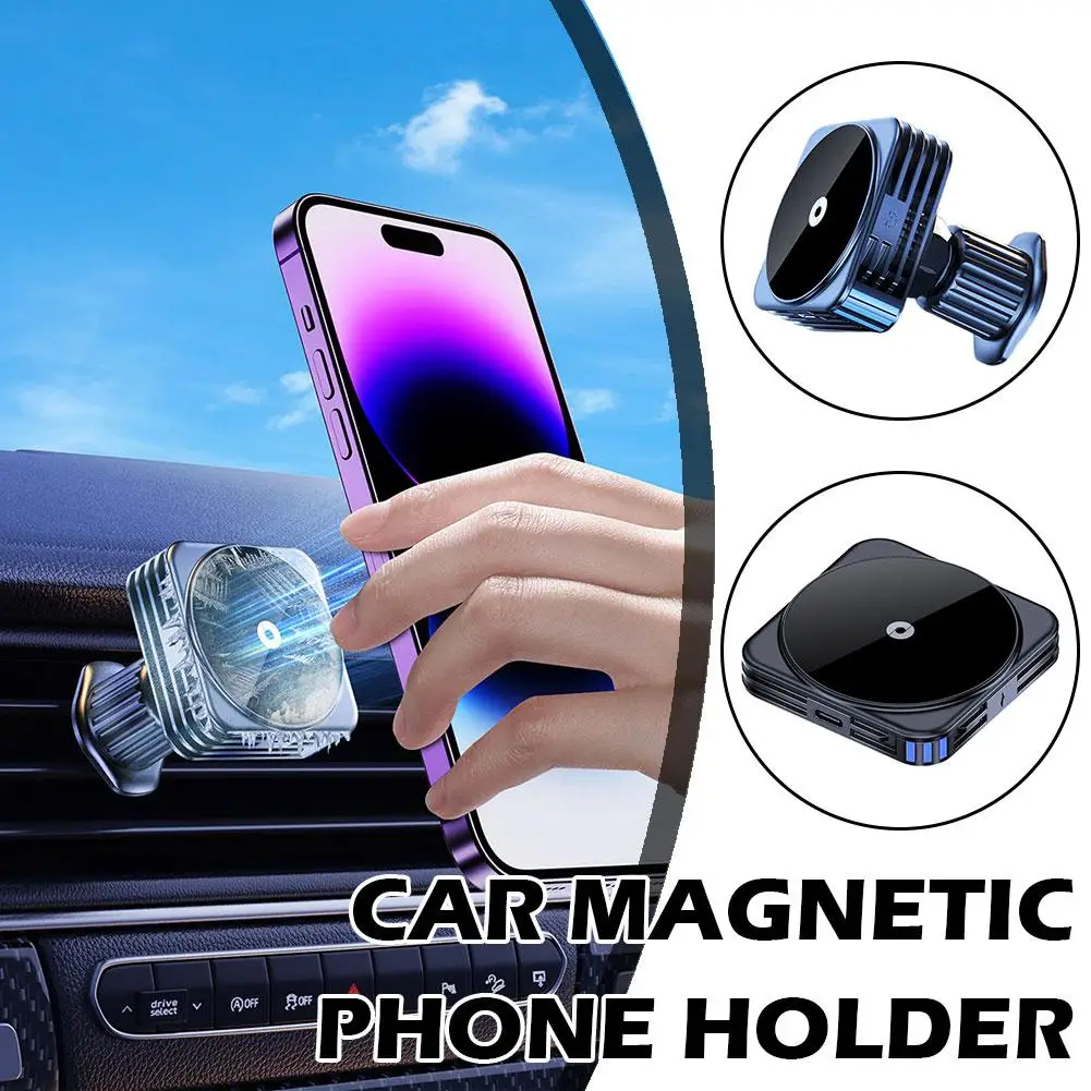 Magnetic Car Phone Holder Multi-Angle Adjustment Car Dashboard Stand Support Cell Bracket Smartphone Car In GPS Mobile M3M4