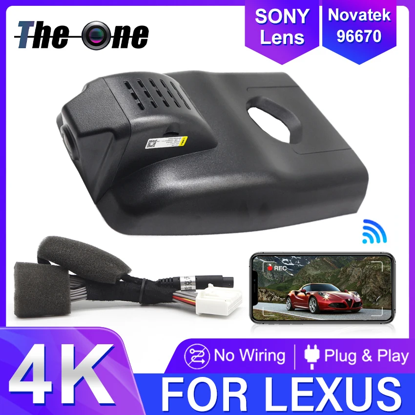 4K Car Dvr Video Recorder For Lexus RX 300 350 200t 450h AL20 For Lexus RX 300 RX 350 RX 200t RX 450h 2016-2021 2022 Dash Cam