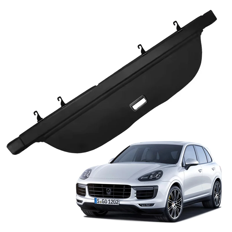 

Для Porsche Cayenne 2011-2017 выдвижная крышка багажника багажник багажник противоподглядывающий щит конфиденциальность авто аксессуары для интерьера
