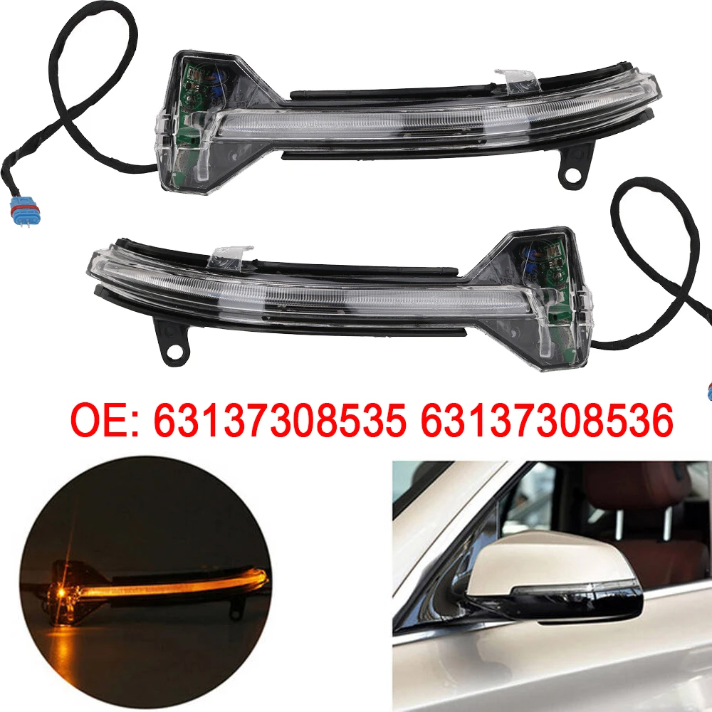 

Индикатор указателя поворота бокового зеркала для BMW 5 серии F07 F10 F11 F06 F12 F13 F01 F02 2011-2017 63137308535 63137308536