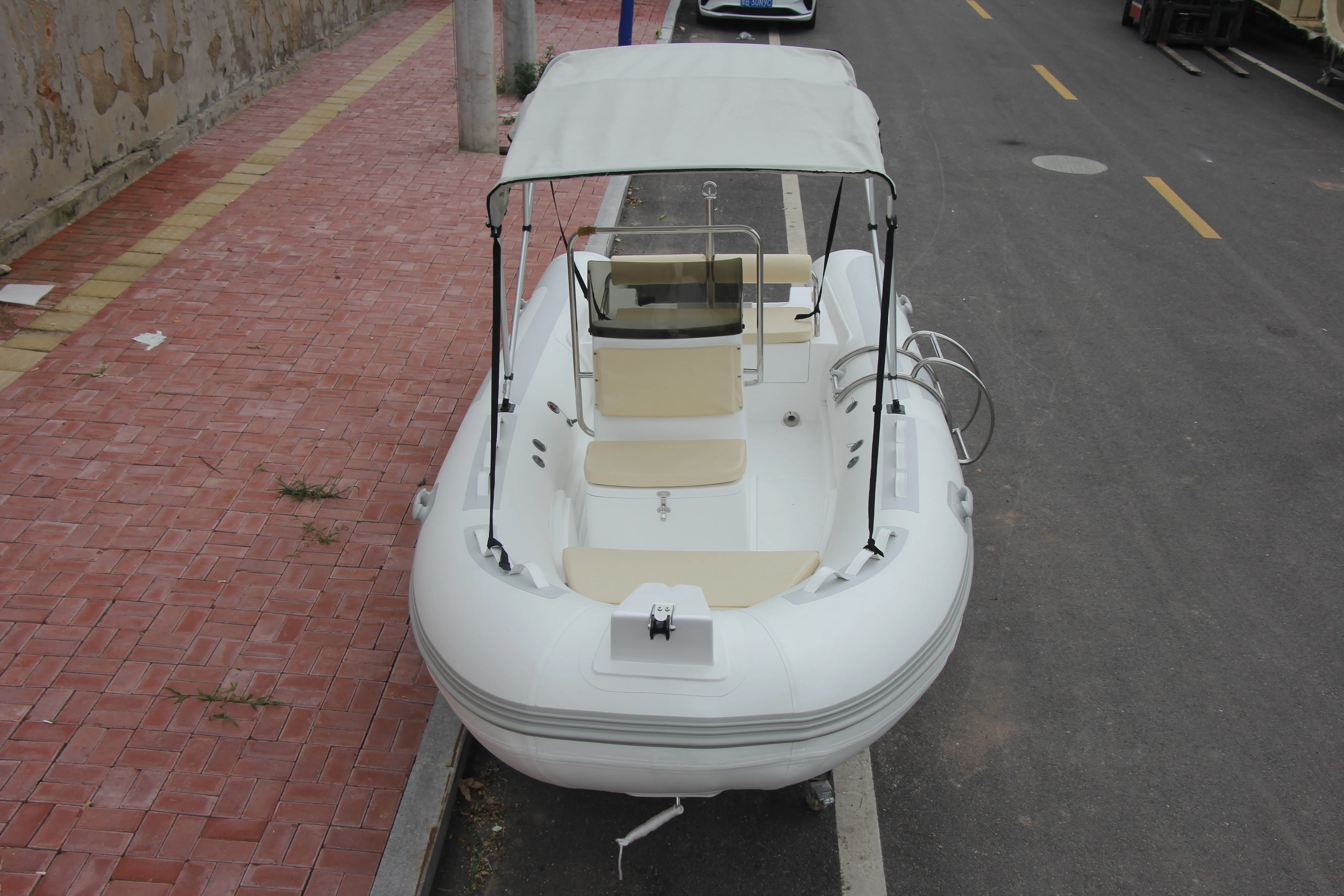 Barco con nervios de fibra de  - Fishing Boat Fiberglass reseña y precio