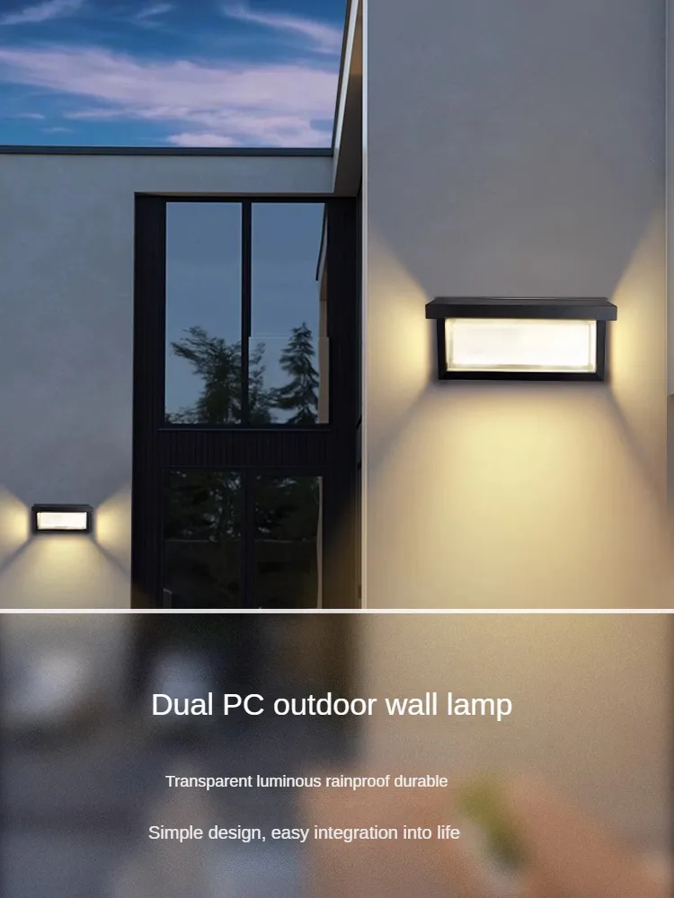 Nordic Wall Lamp Balcony Courtyard Lamp Outdoor Waterproof Lamp LED Corridor and Hallway Minimalist Creative Small Night Light