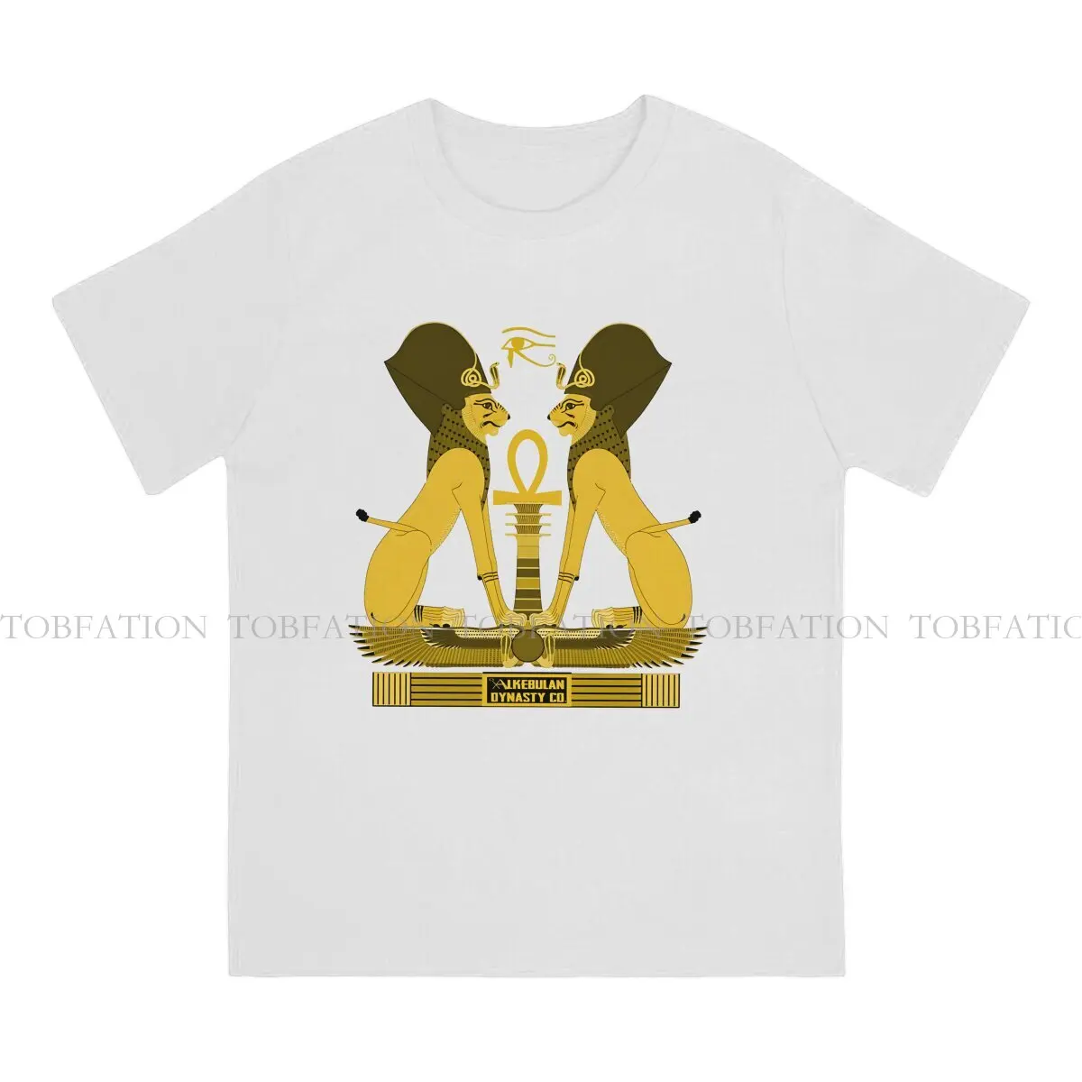 Kemetic Spirituality Ancient Casual TShirt Ancient Egyptian Symbol Creative Streetwear Leisure T Shirt Men Tee