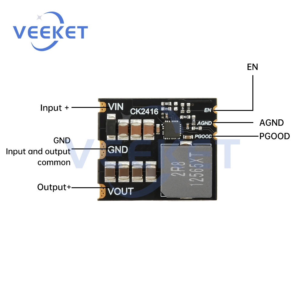 DC-DC Step-down Module High Efficiency Output 9V12V24V To 5V16A12V12A Buck Step Down Converter Board Module