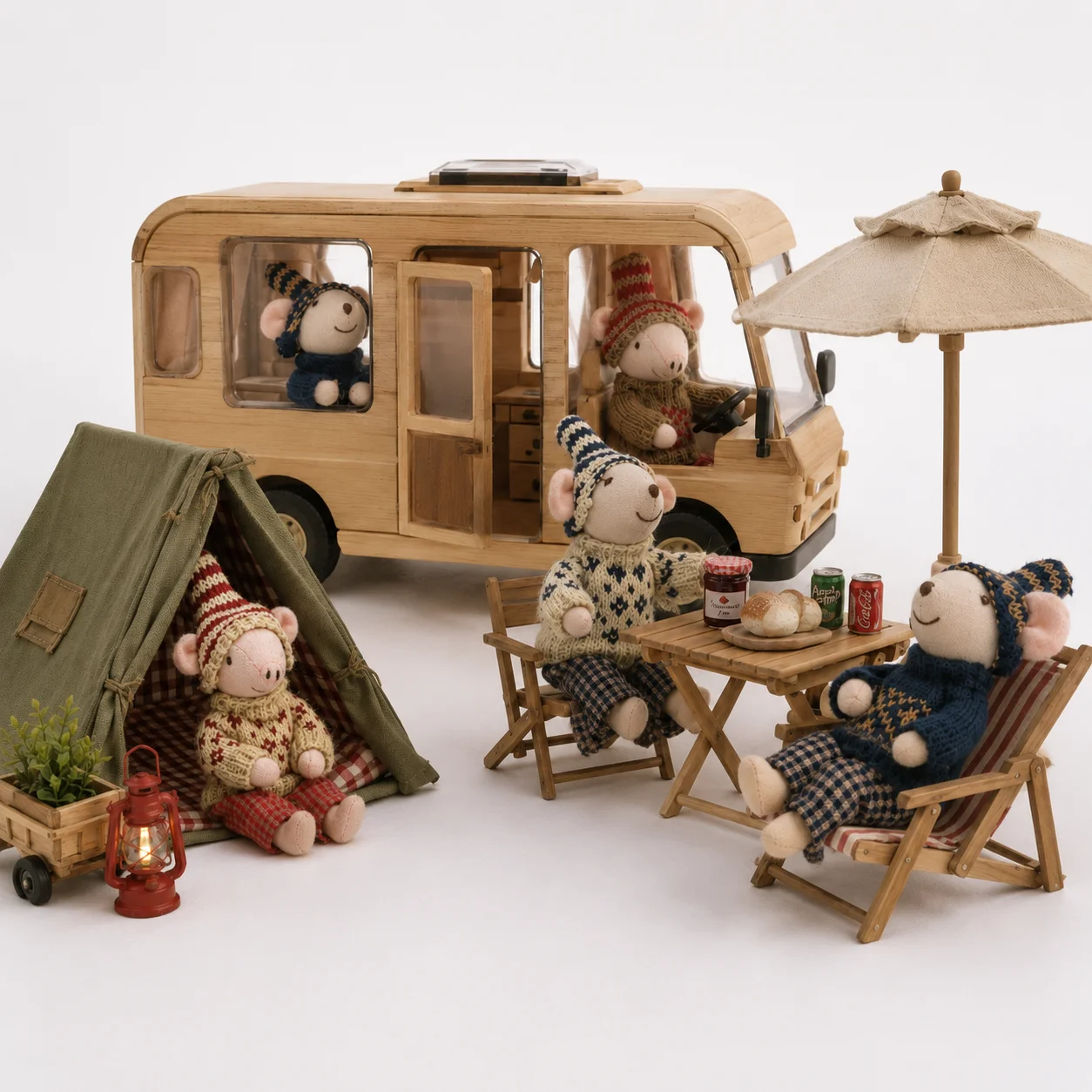 1 Stück Niedliche Plüsch-Schweinchen- & Maus-Puppe, Weiches Stofftier für Kinder, Tolles Geburtstags- und Feiertagsgeschenk, Zimmerdekoration & Rollenspiel