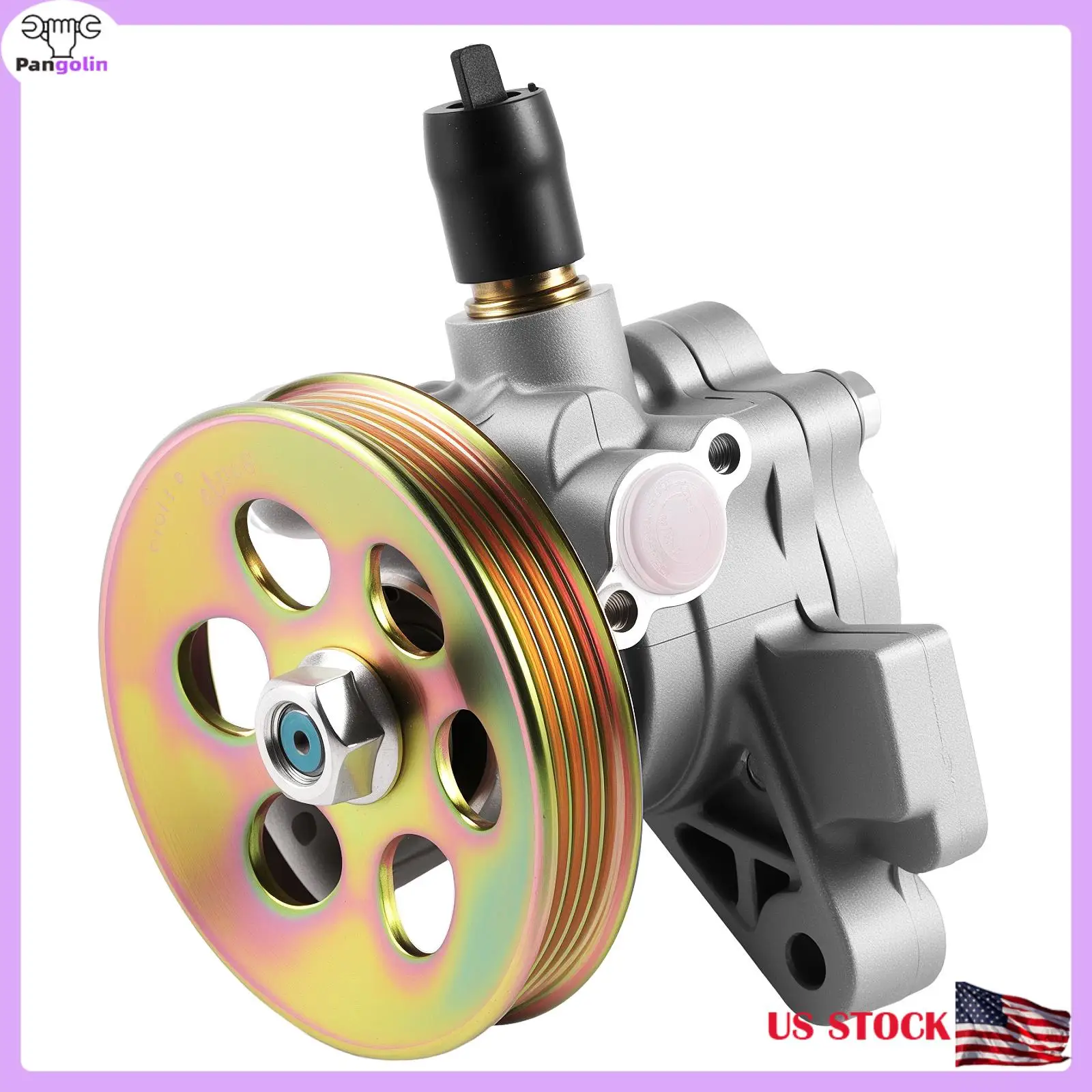

Pangolin Power Steering Pump with Pulley For 1998-2002 Honda Accord 2.3L SOHC 21-5919 21-5919 553-57053 56110-PAA-A01 PSP-AC-98
