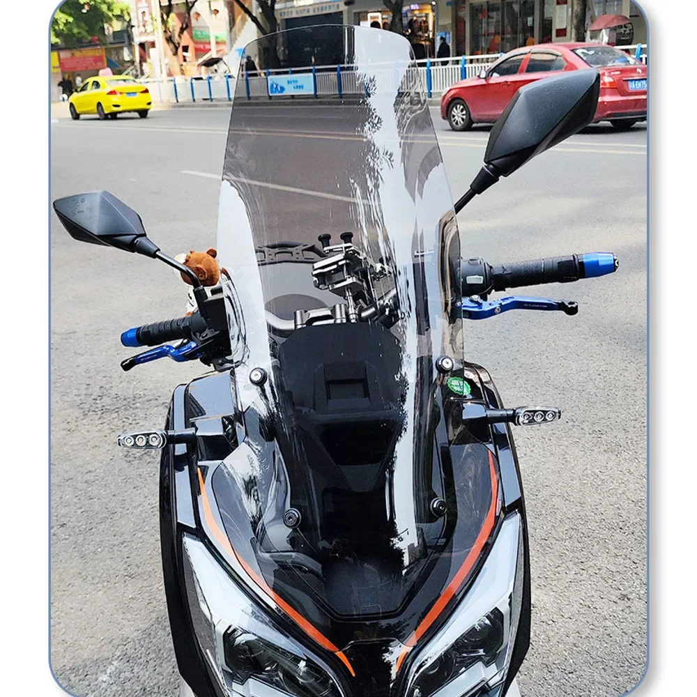 Suitable for QJ Moto ATR160 160ATR ATR 160 QJmot Motorcycle Front Windshield Heightening Front Windshield Deflector Accessories