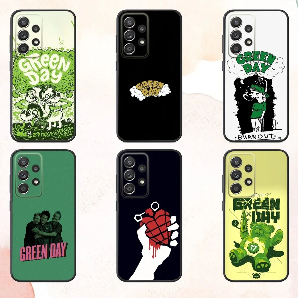 

G-Green Band Day Phone Case For Samsung S25,S24,S21,S22,S23,S30,Ultra,S20,Plus,Fe,Lite,Note,10,9,5G Black Cover