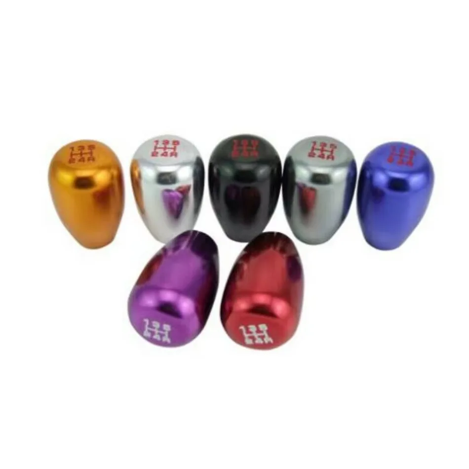 5 Speed JDM Manual Aluminum Weighted Shift Knob Short Gear Shifter Knob 7 Colors