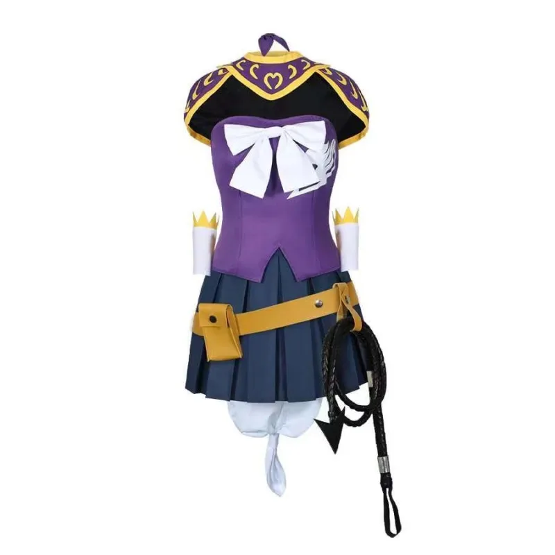 

Fairy Tail Lucy Heartfilia Women's Cosplay Costume with Whip Prop Anime Mage Guild Magical Girl Halloween Dress up Size Chart
